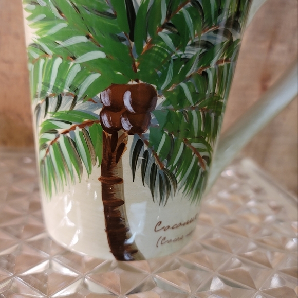 Palm Island Teapot and Cups. Palm Island Cream by FLORIDA MARKETPLACE - Picture 6 of 13